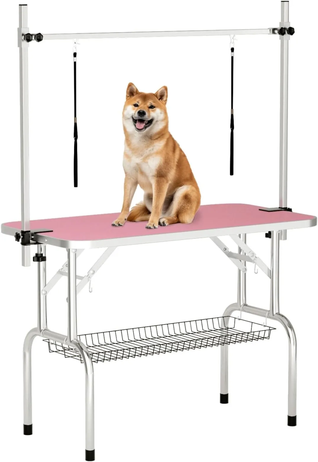 Picture of 46'' Foldable Dog Grooming Table for Large Dogs - Professional Home Use ...