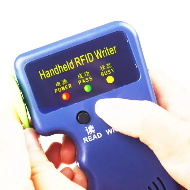 RFID Duplicator Card Reader 125KHZ EM4100ビデオプログラマーライターT5577繰り返しワイプタイプライター125KハンドヘルドIDキーチェーン