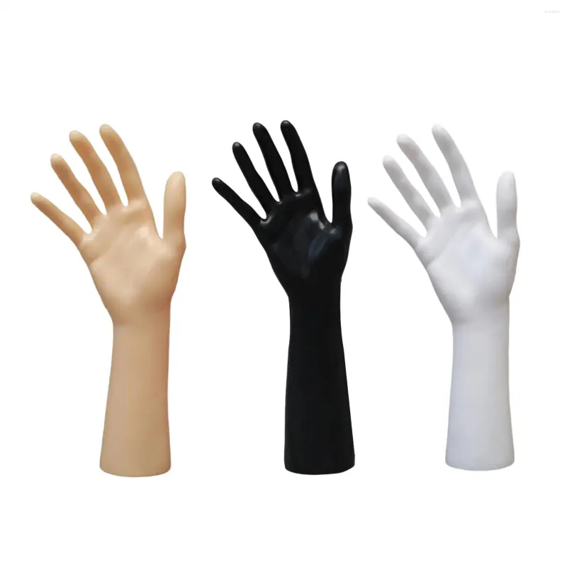 Tannelli di gioielli mannequin Hand Display Hand Support ARM Manikin Anelli che mostrano modello per braccialetti catene negozi