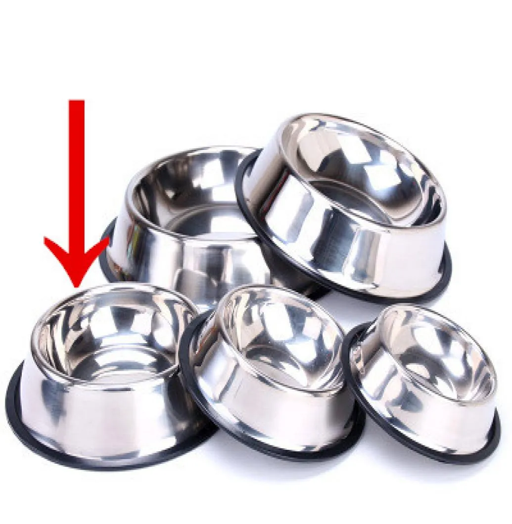 Paslanmaz Çelik Köpek Kase Pet Bowl Besleme ve Kediler İçin Su Kasesi Diğer Evcil Hayvanlar Evi Outdoor4516712