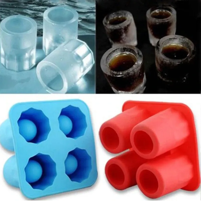 Tools Ice Cup Maker Ice Cube Tray Mold Makes Shot Glasses Ice Mold Novely Gifts Ice Tray Summer Drinking Tool