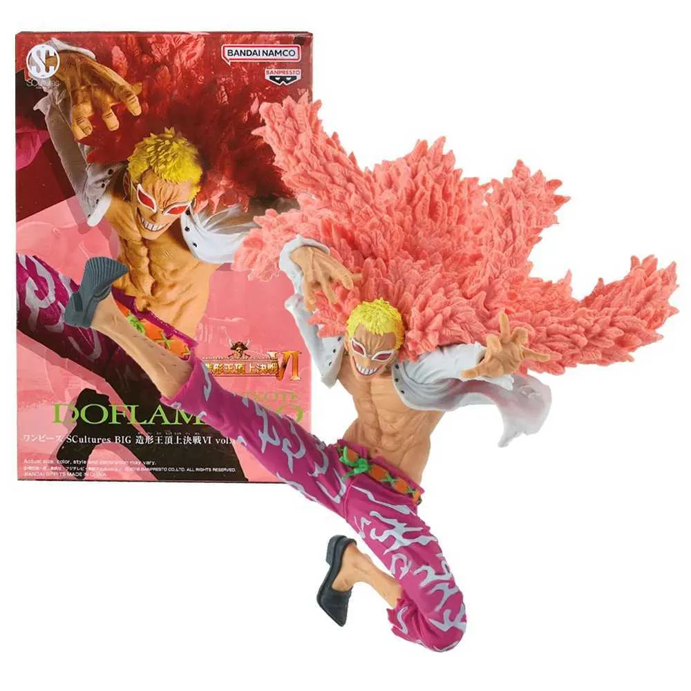 Action Toy Figures 24cm Animerad One Piece Don Quixote DoFlamingo Top War Oka Shichibukai Model Toy Gift Series Action Diagram PVCL2403