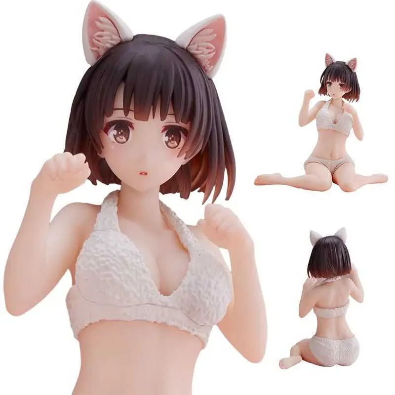 Action Toy Figures How to cultivate boring girlfriends with 10CM animated cat ear picture by Saikano in pajama animation character action character model toysL2403