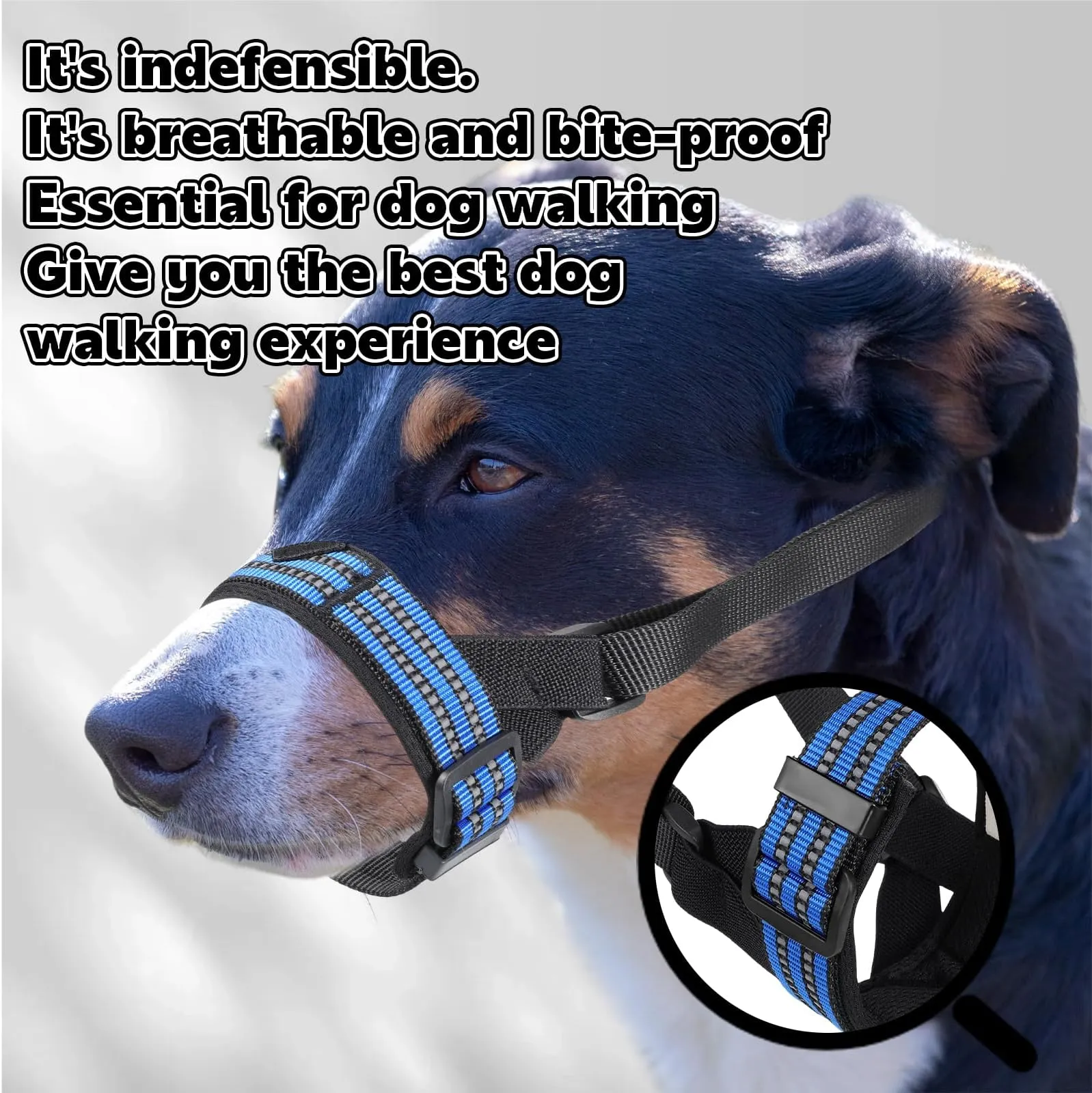 Bite Proof Good Dog Muzzles Collar Best Dog Muzzle To Stop Biting