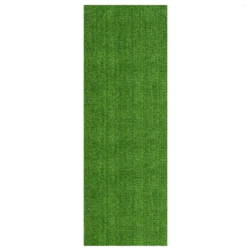 Decoratieve bloemen Zoete thuiswinkels Waterdicht 2x8 binnen/buiten kunstmatige gras Tapijt voor patio huisdier dek 22 "x 8 'groen