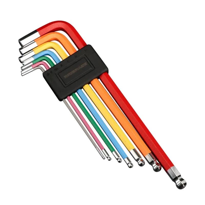Abridores coloridos spanilner de bola plana de abertura de biciclo hexépora Conjunto de chaves mtb rotação kit de ferramenta de reparo de kit de ferramenta de serviço 1.5/2/2.5/3/4/5/6mm