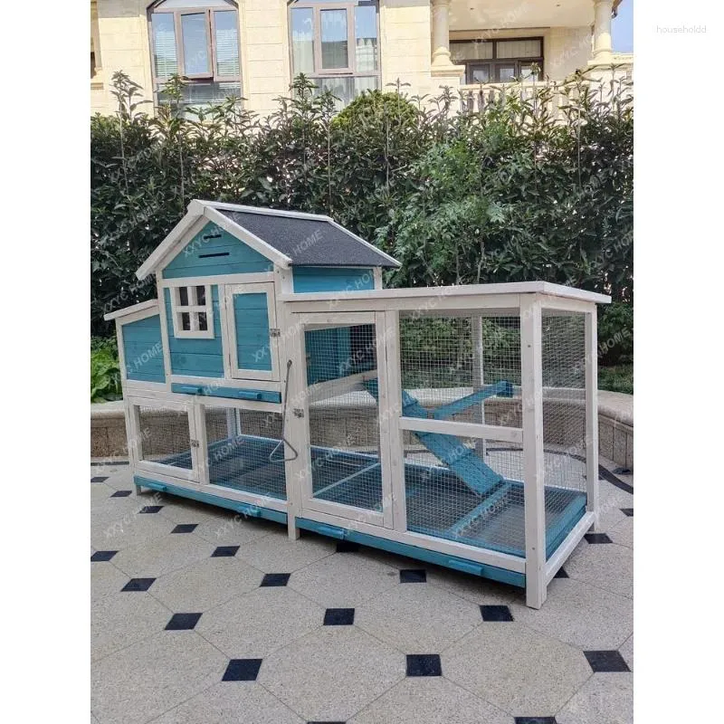 Cat Carriers Outdoor Chicken Cage Home Coop Pigoen Breeding Wooden House Kennel Nest