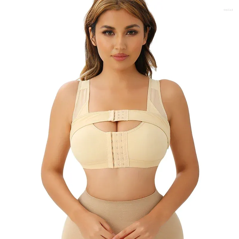 Shapers pour femmes Femmes post-shaper la fermeture avant du soutien-gorge Correcteur de support mammaire bande de support plus mince compression top forme sous-vêtements