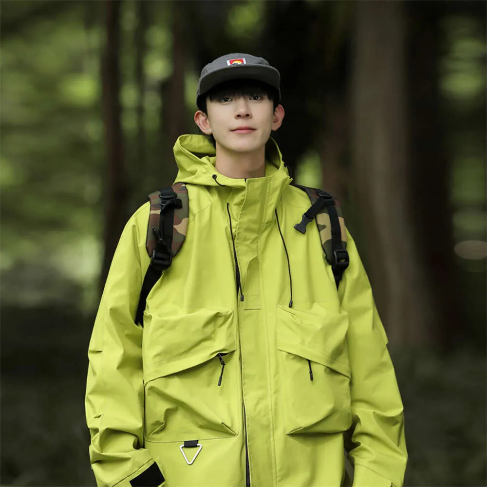 Forest Style Autumn Hooded Three Defense Assault Suit Outdoor Veste polyvalente lâche pour hommes XZ Special P