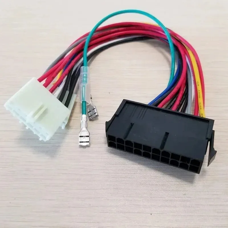 Neues 20pin ATX bis 2x Port 6Pin am PSU -Konverter -Netzkabelkabel für 286 386 486 586 alter Computer für altes Computerschaltkabel