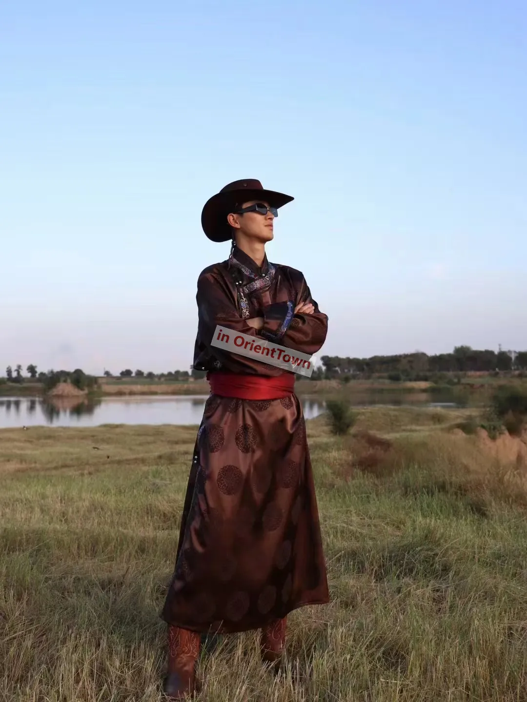 mongolian dress Clothing: Men's Ethnic Robes Buying Guide Celena Maxi Dress Burgundy modern mongolian clothing end 2026 spring Mongolian Size:3T-4 Years Shipping_Instock