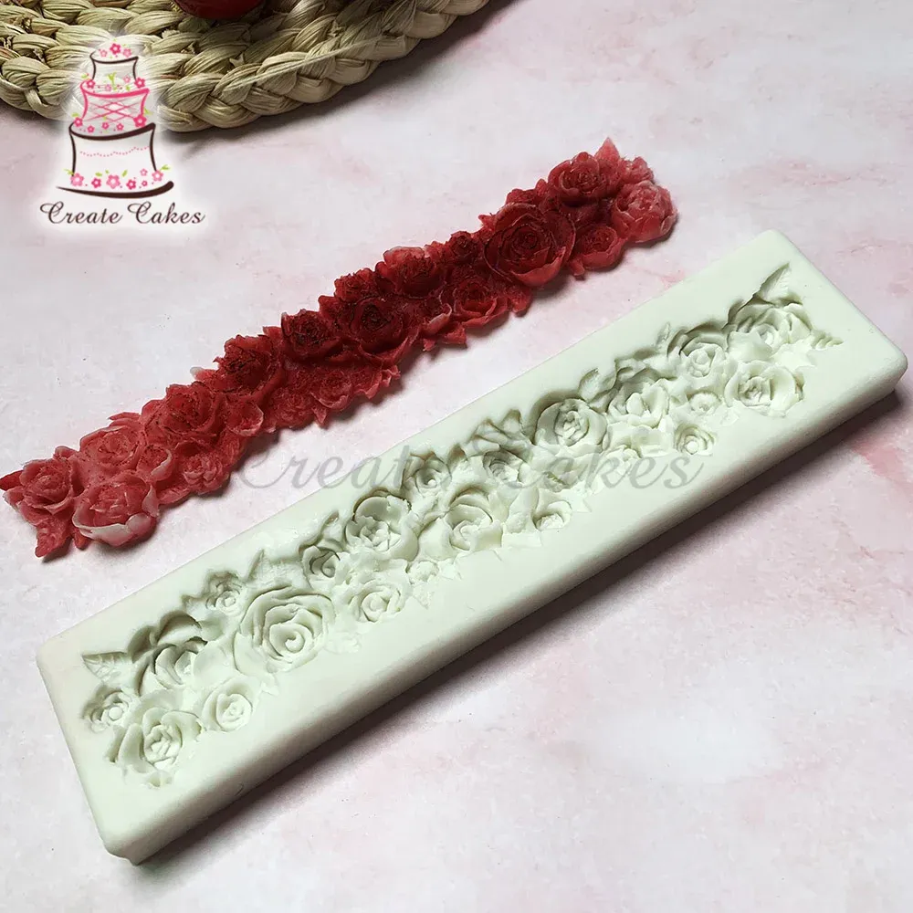 Molds Flowers Silicone 3D DIY Craft Cake Mold Fondant Soap Chocolate Mold Cupcake Decoratie Bakgereedschap