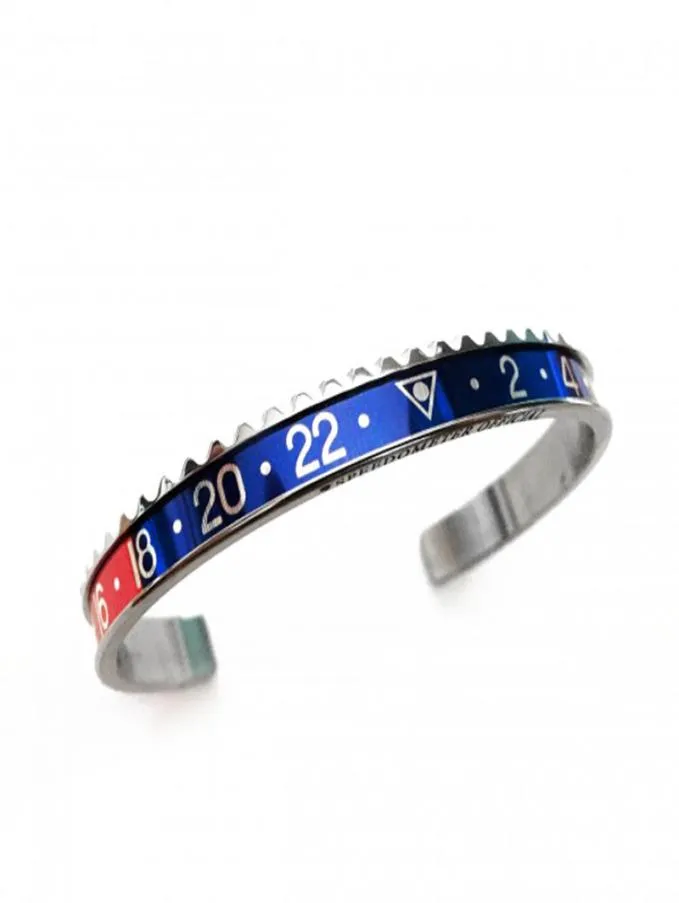 361L Rostfritt stål Surfer Vit hastighetsmätare Bangle Armband Bilstil Öppna manschett Bangles For Women Män älskar gåva B00832822655