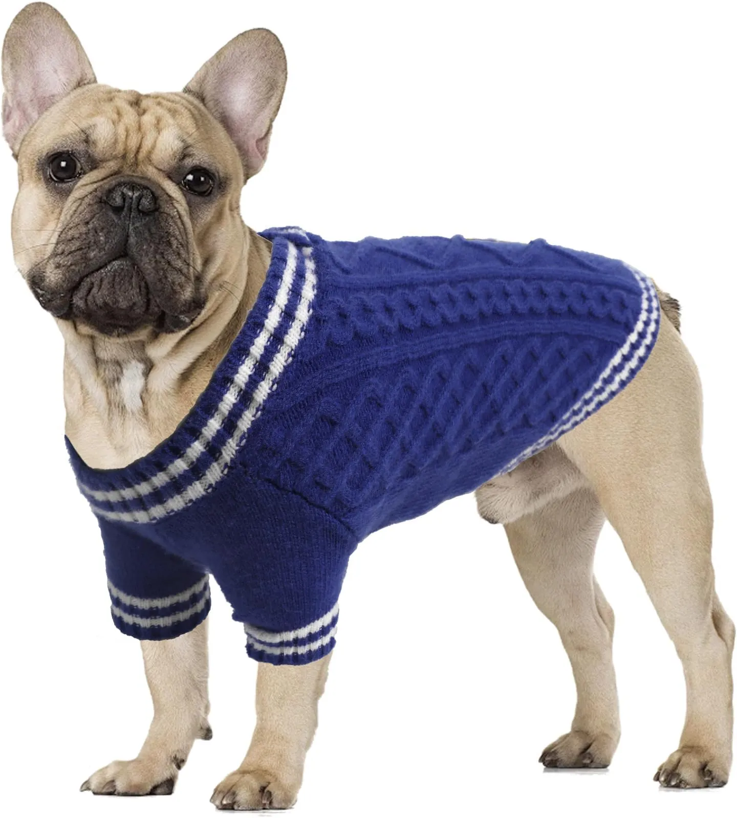Warm Winter Knit Dog Sweater: Christmas Outfit for Small Dogs Puppies  Shop Now!