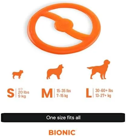 BIONIC Toss-N-Tug Dog Toy with High-Visibility Orange Ring for Active Play  from Dhgate Dog Chew Toys - price 12.57