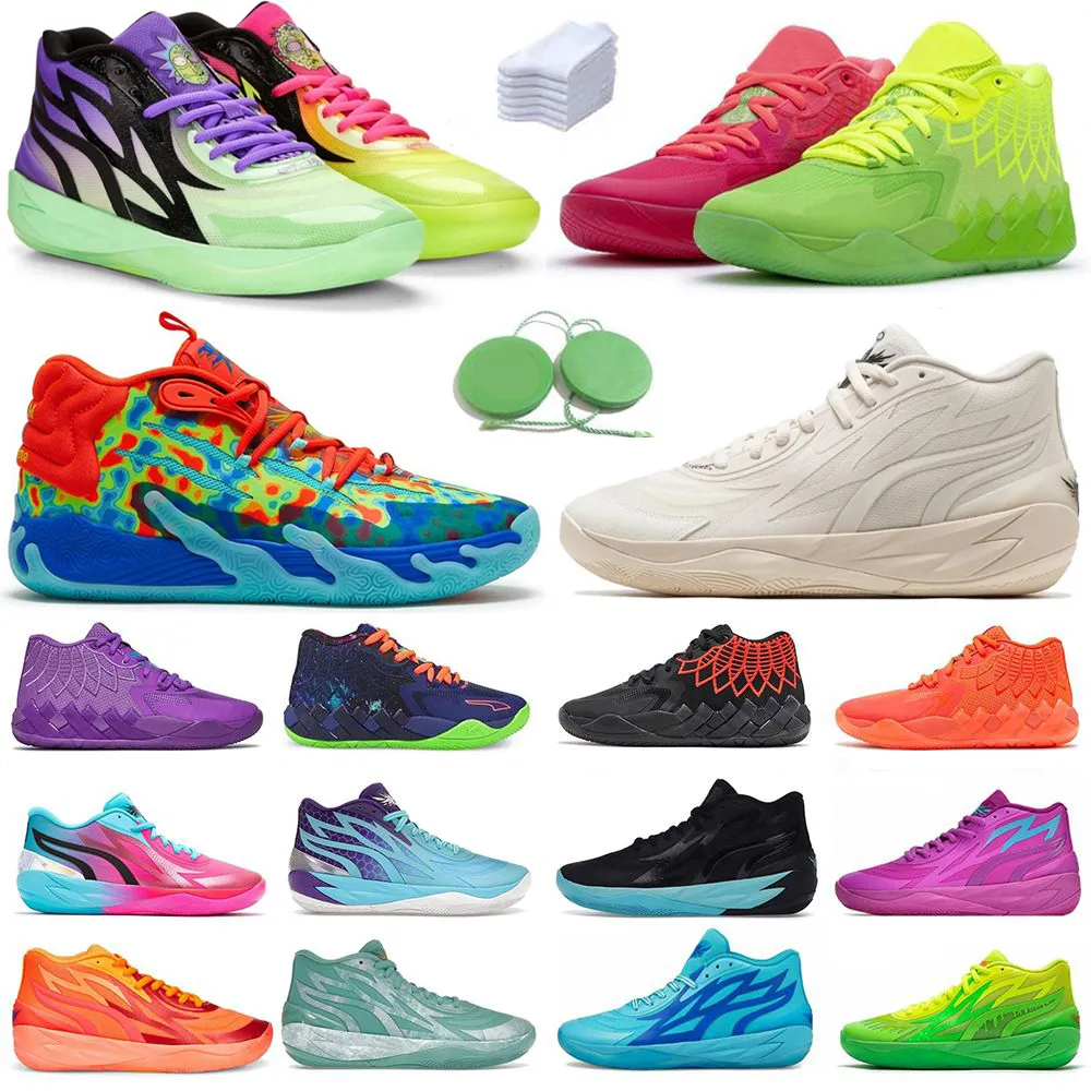 1.0 2.0 3.0 Chaussures de basket-ball pour hommes Sneaker Rick et Morty Spark Toxic Iridescent Whispers Blue Hive Multi-Color Fire Red Man Trainers Outdoor Sports Sneakers 40-46