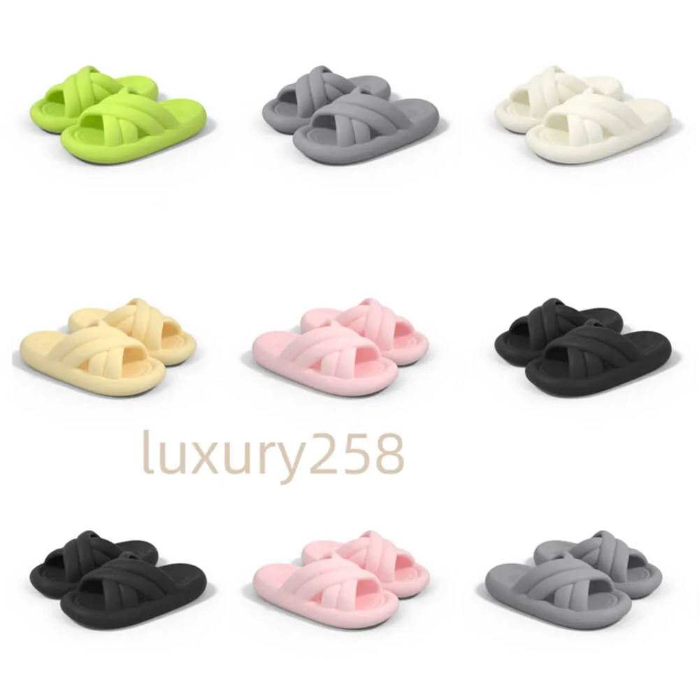 Product Shipping Free New Slippers Summer Designer for Women Green White Black Pink Grey Slipper Sandals Fashion-022 Womens Flat Slides Outdoor 93 s