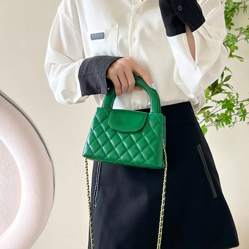 10a Top Quality Designer Väskor Handväska 19cm Lady Purse Shoulder Bag äkta läder crossbody väska med låda C535