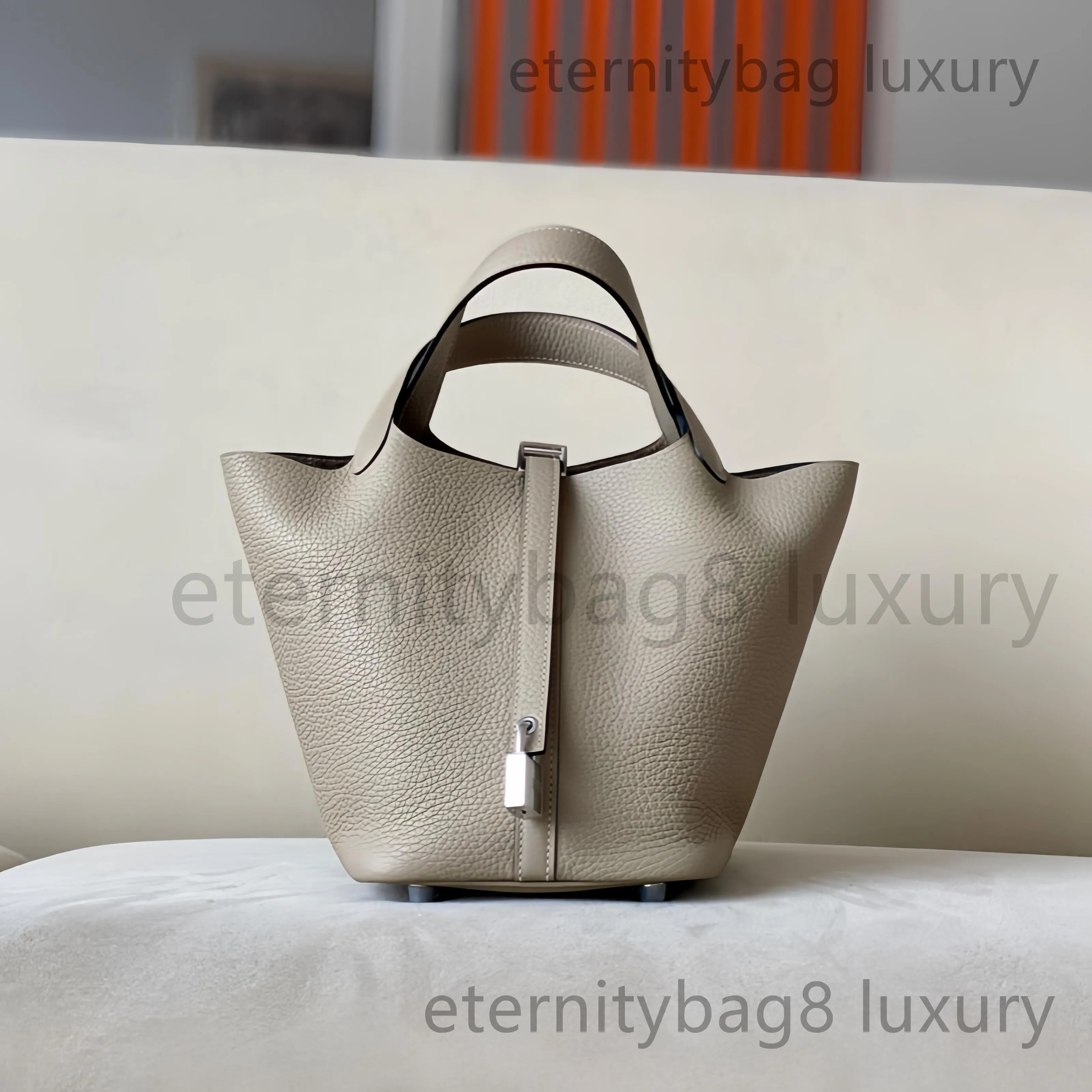 클래식 패션 수제 고급 디자이너 가방 토트 백 흰색 가방 고품질 대용량 가죽 패턴 소프트 리본 빈티지 가방 버킷 bagc5
