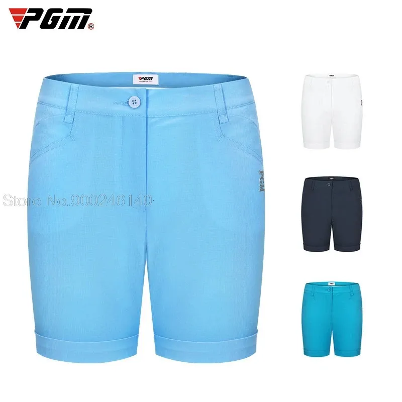 PGM Woman Casual Golf Shorts Zomer High Elastic Shorts Dames Adembullen Soft Pants Stretch Sports broek golfkleding 240422