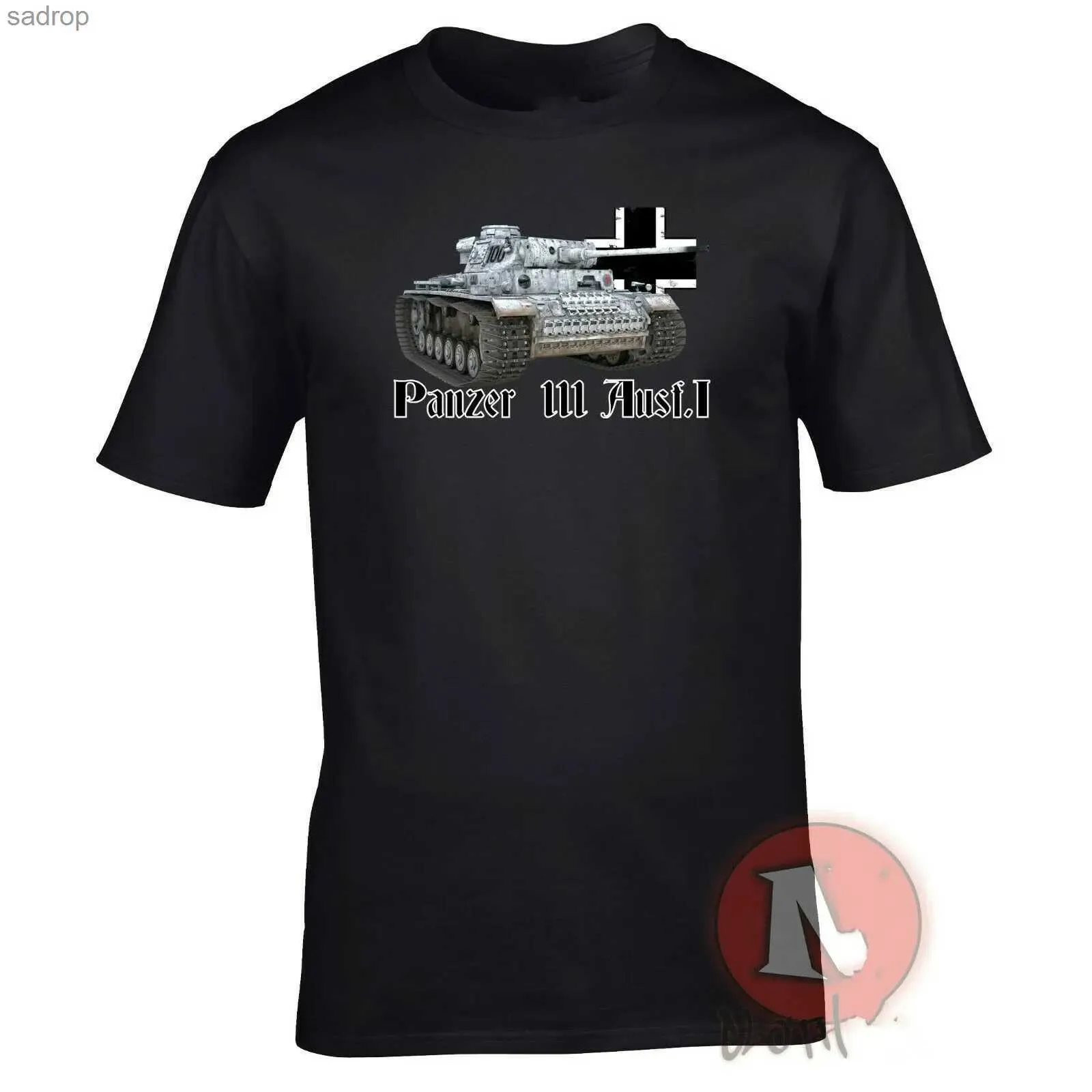 T-shirts T-shirts Tweede Wereldoorlog Defence Force derde gepantserd voertuig AUSF I Tank bedrukt T-shirt 100% katoen o-neck zomer korte mouw casual heren t-shirt maat s-3xlxw