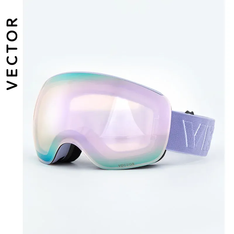 Eyewear OTG Ski Snowboard Goggles Kvinnor Män Skidåkning Eyewear Mask UV400 Snöskydd Glasögon Vuxen Dubbel sfärisk speglad magnet