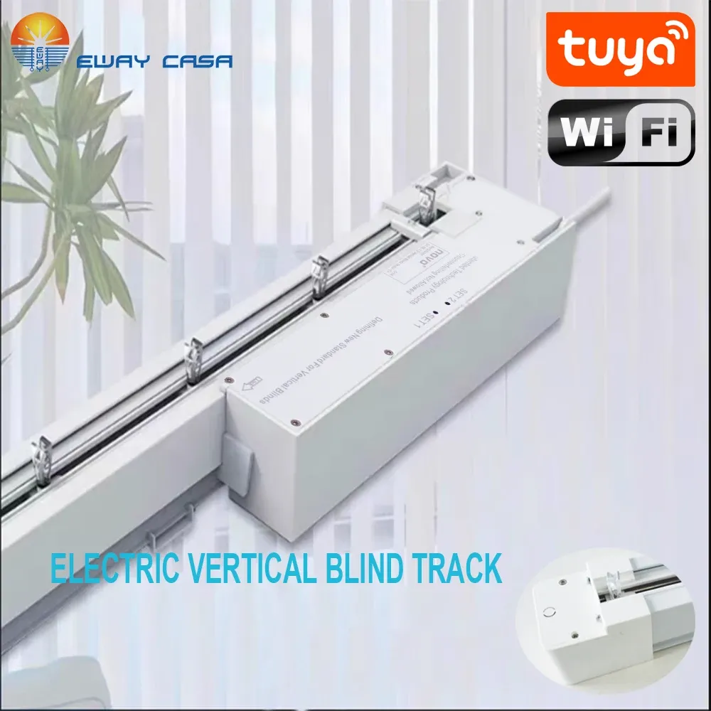 Modules EWAY CASA Smart Curtain Motor Vertical Blinds Tuya Blind MotorMotorized Blinds Alexa Light Filtering Smart Curtain Blind MVBFC