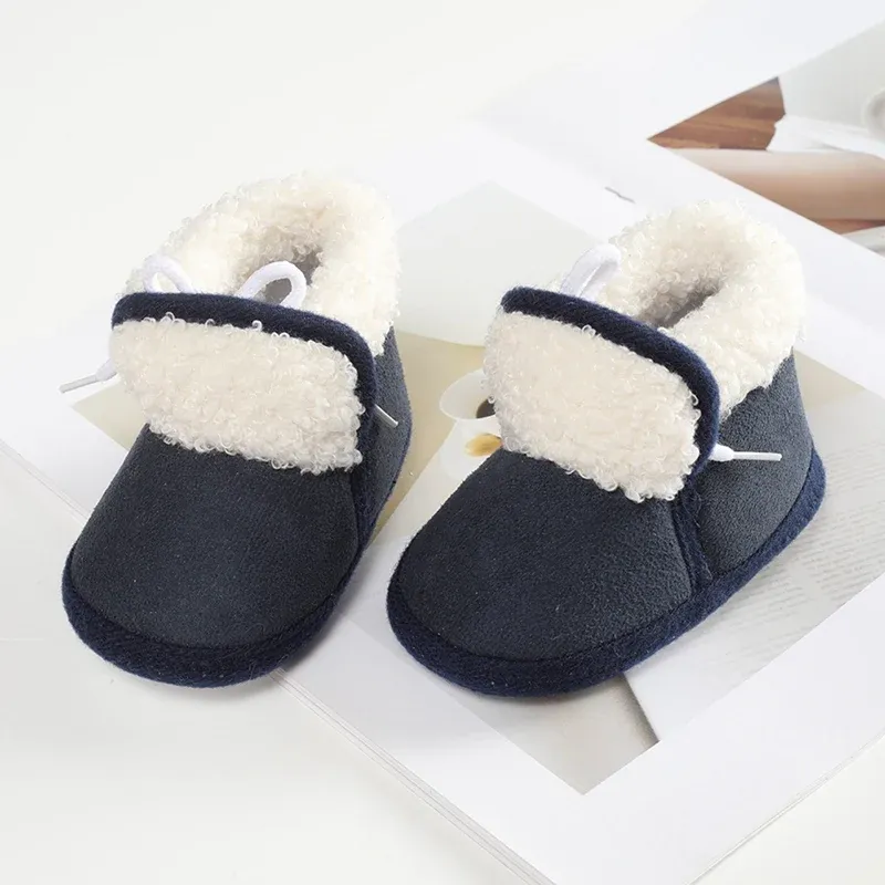 Stivali scarpe da bambino stivaletti per bambini scarpe da ragazza inverno antiscizzi caldi soft sole neonati primi camminatori neonati