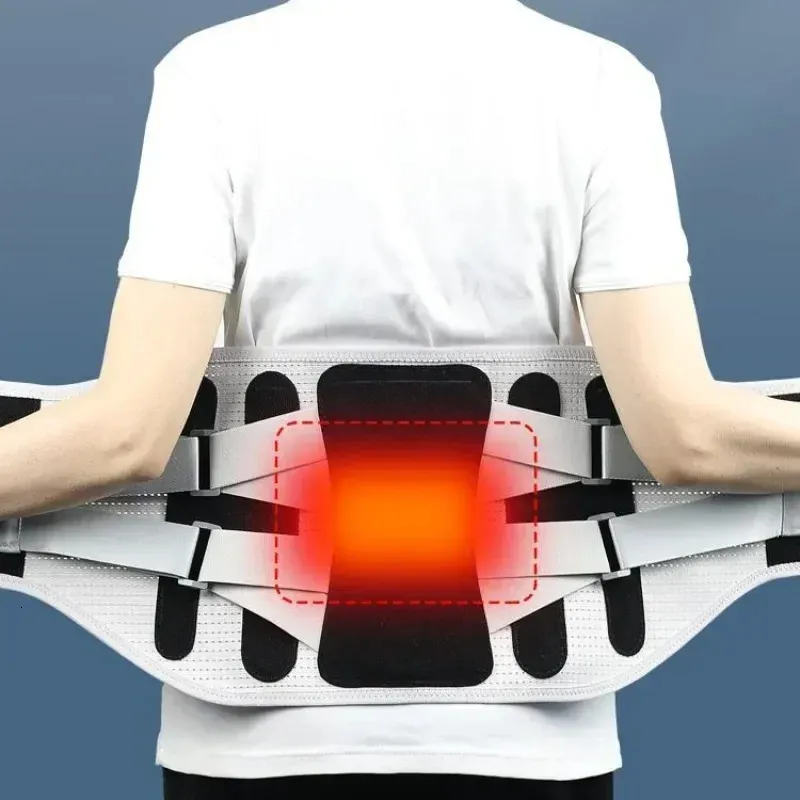 Lumbal Support Belt Disc Herniation Ortopedisk stam smärtlindring korsett för rygg hållning Spine dekompression Brace 240411