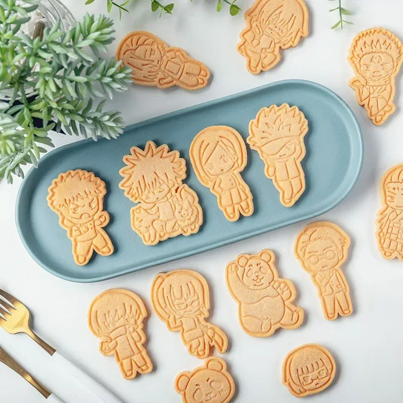 Moules dessins animé caractère biscuit moule mini biscuit moule 3d panda à coupe moule boulange ou outil de boulangerie ménage