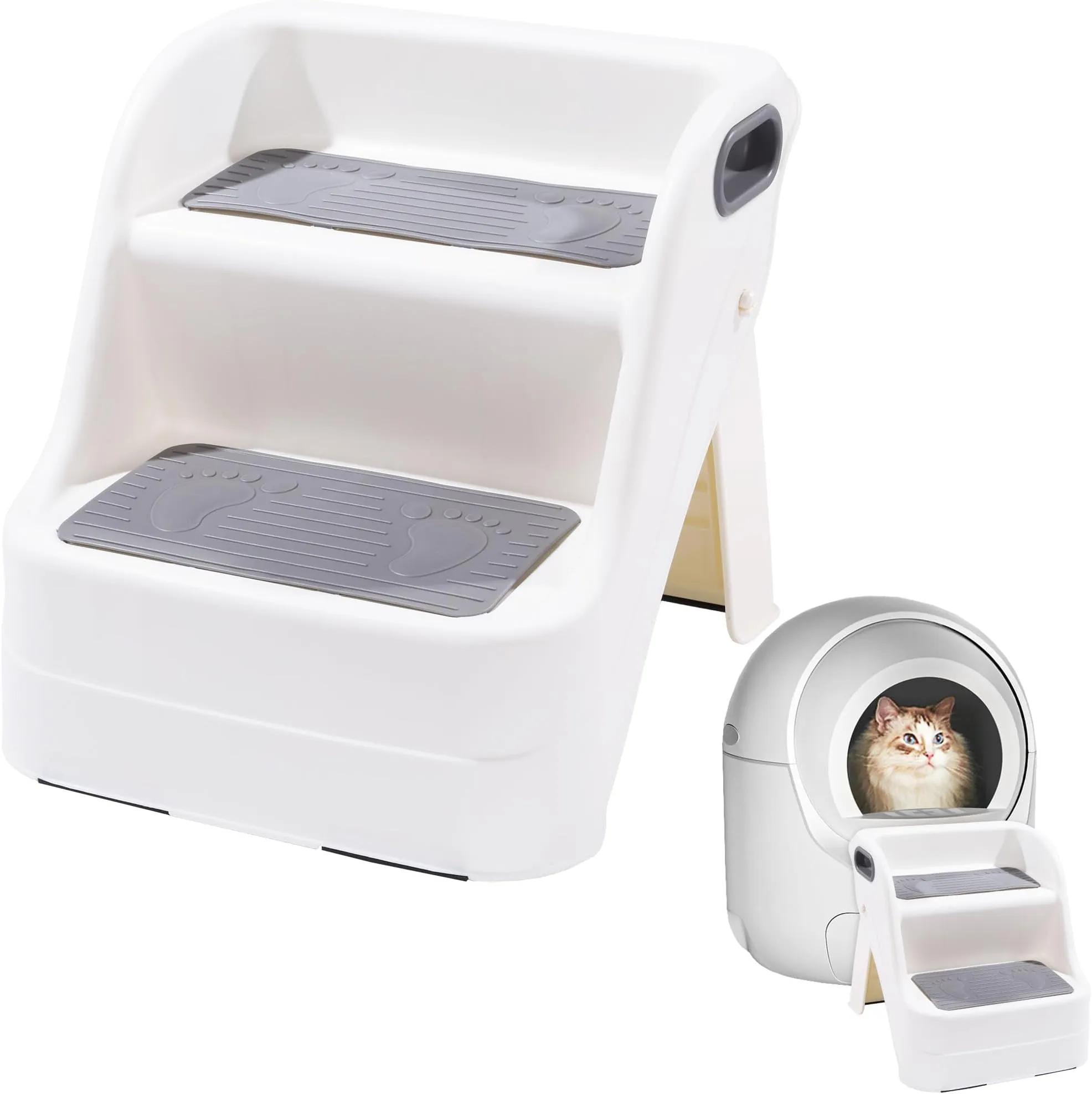 BALAPET Cat Ramp For Litter Box Litter Box Ramp Custom Fit For