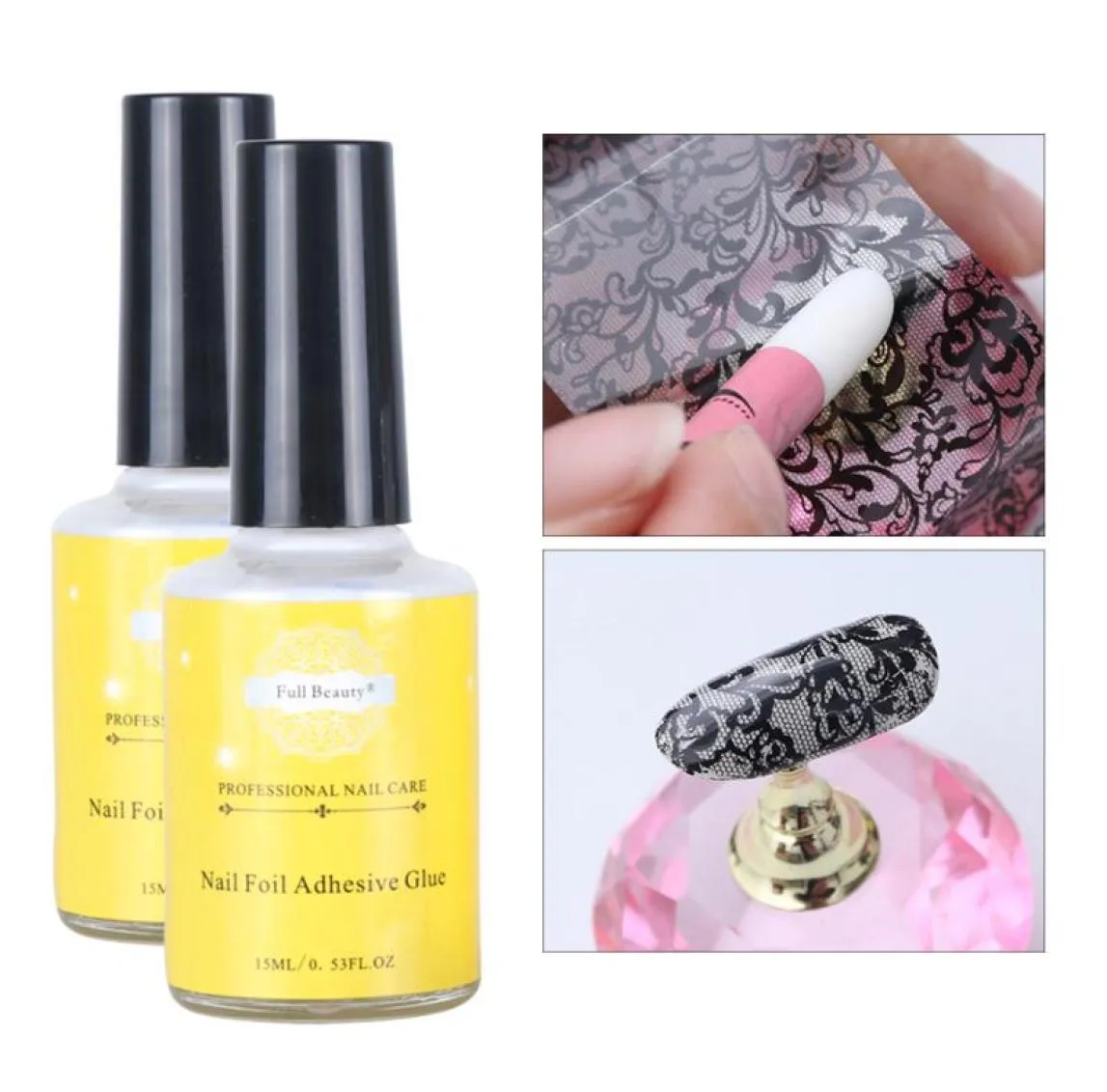 15 ml nagelfolie lim stjärna himmel överföring folie gel lim nagellack lim för konstdekoration klistermärken manikyr acces la9477899117