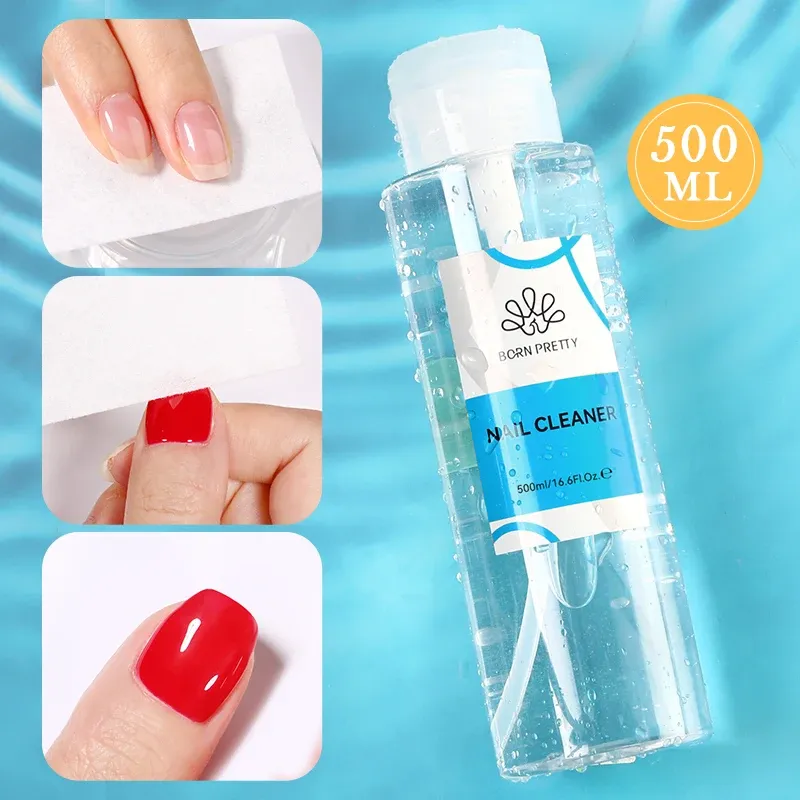 Remover Born Prett 500 ml paznokcie środki paznokci akryl UV Gel Pilna paznokciowa pędzel do usuwania pędzla Czyszczenie wielofunkcyjnego paznokci narzędzia Manicure