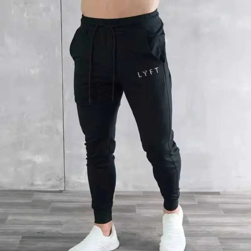 سراويل الرجال Lyft Muscle Fitness Brothers Summer Trend New Discal Sports Pants Outdoor Running Leggingsl2404