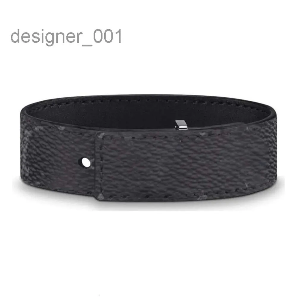 Varumärkesdesigner avancerade lyxiga män och kvinnors armband mode unisex smycken aolly spänne läder med låda mg42