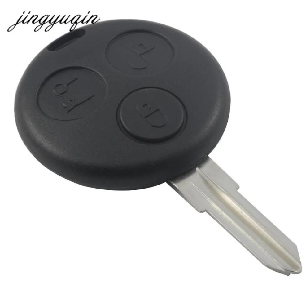 Для Smart Fortwo Key Shell 3 кнопки Uncuit Blade Remote Care Cover Cover замена1323455