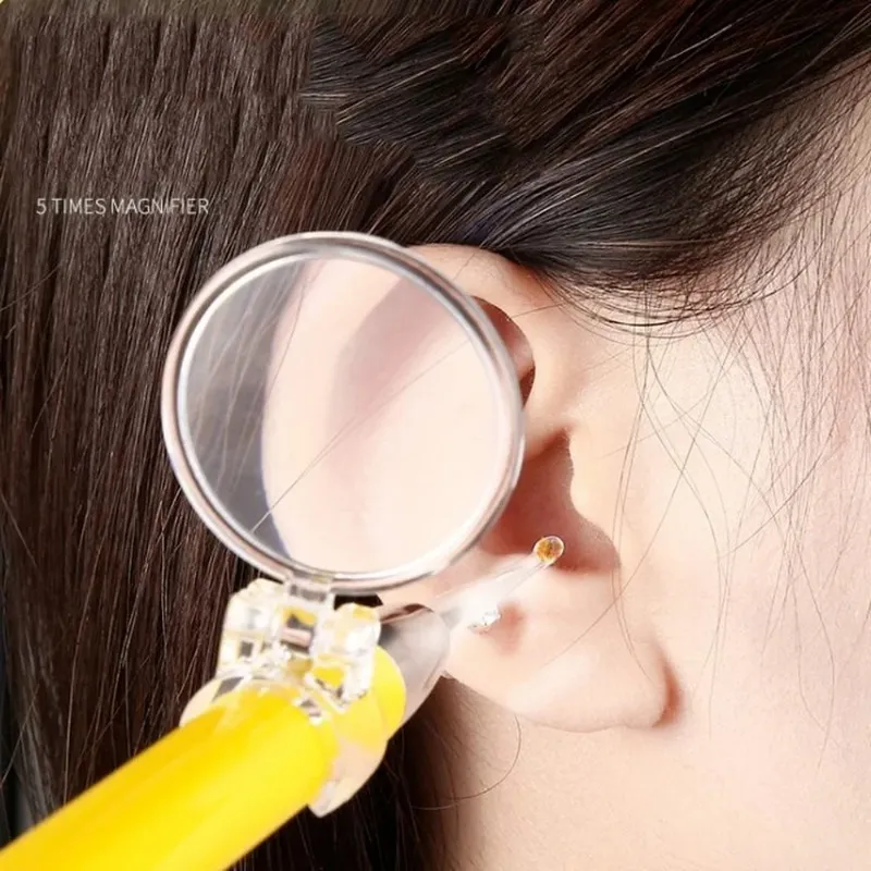 Picareta visual inteligente com lâmina de orelha de orelha clara Crianças criativas brilhantes visíveis Pick ouvido Ferramenta de saúde Cuidados de saúde