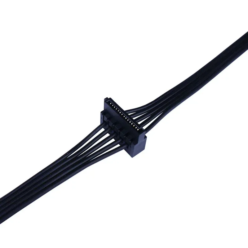 2024 45 cm kabel mini 6 -pinowy zwrot 2 zasilacz SATA dla interfejsu płyty głównej Lenovo Mały 6pin do dwóch kabli zasilającej SSD SSD