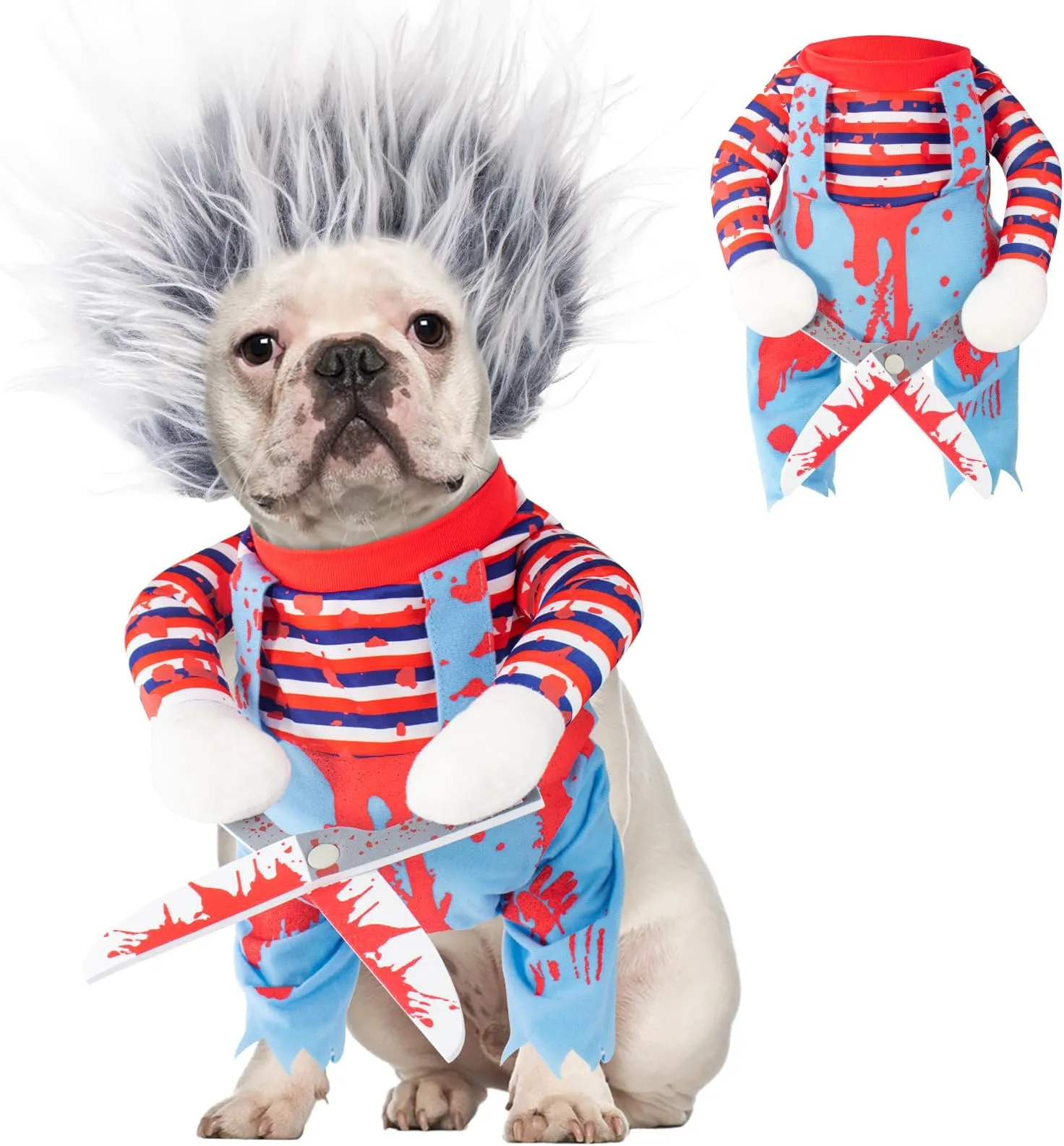 Funny Dog Halloween Outfits: Scissors Costume for Pets Shop Now
