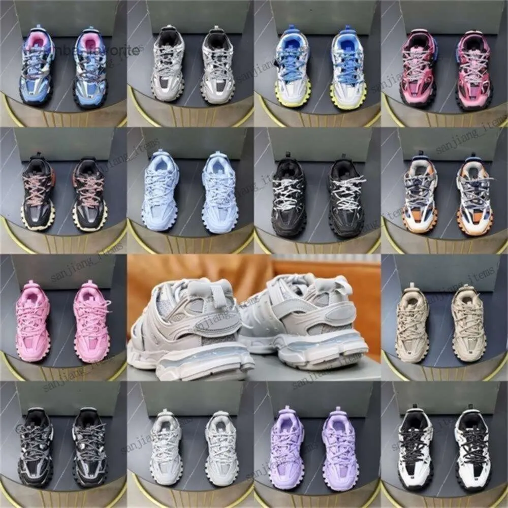 Fabryka Bezpośrednia sprzedaż 2024 Nowe kolory S Sneaker Buty Kobiety Mężczyźni Triple 3 3,0 Ścieżki Low Top Treners MESH Skórzane buty But 35-44 Rozmiary Paris Speed ​​Bo