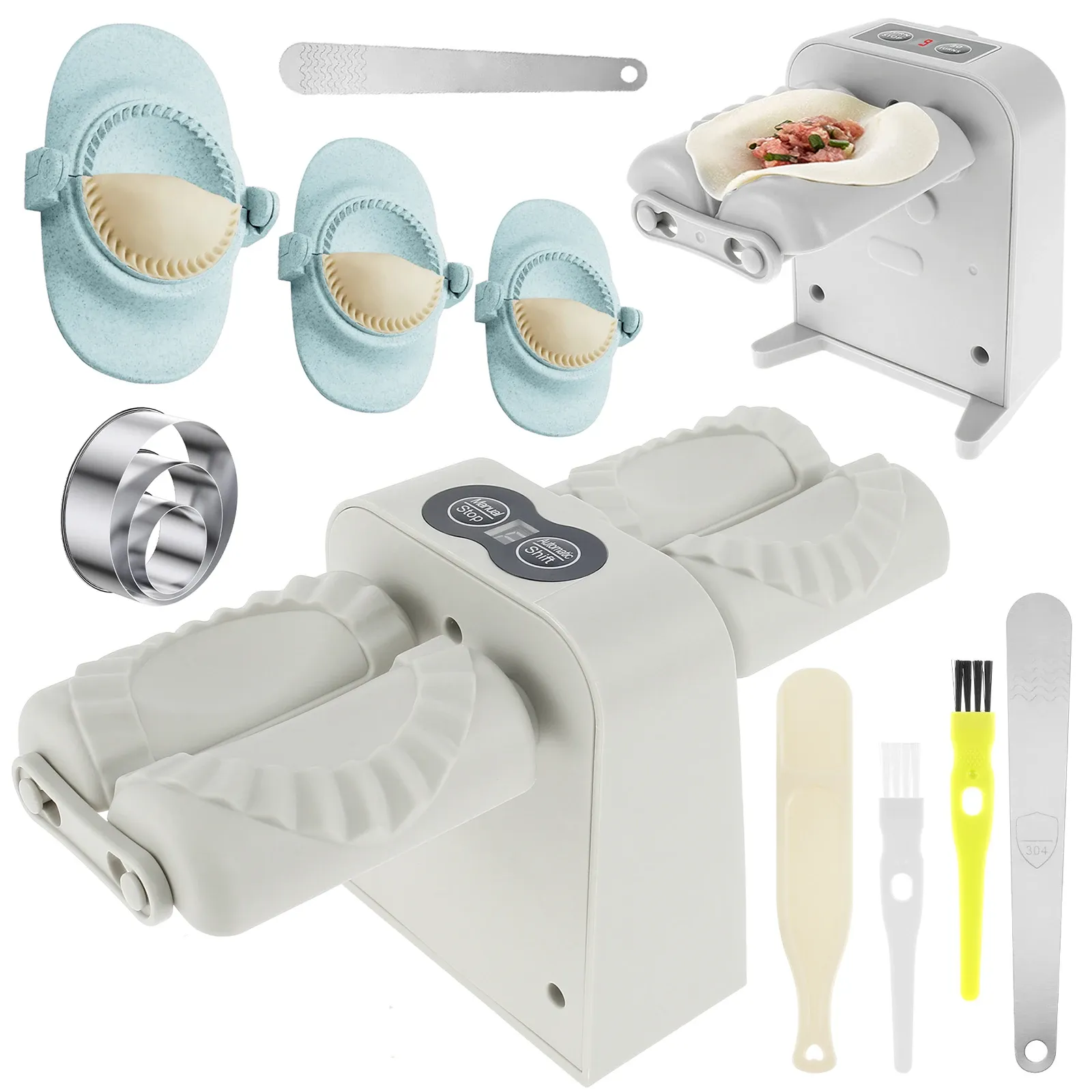 Moulds Automatic Electric Dumpling Maker Machine Dumpling Skin Pressing Mould Dumpling Machine Home Gadgets Kitchen Accessories