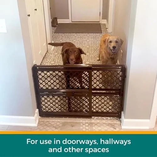 Dog Fences Indoor MYPET North States Wire Mesh Dog Gate: