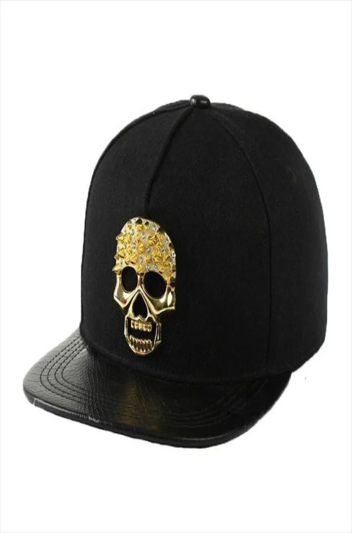 Cool Novely Skull Rivets Punk Hip Hop Baseball Cap Women Sunshade Cotton Sport Sunscreen Street Dance Sun Hats P4672854817898865