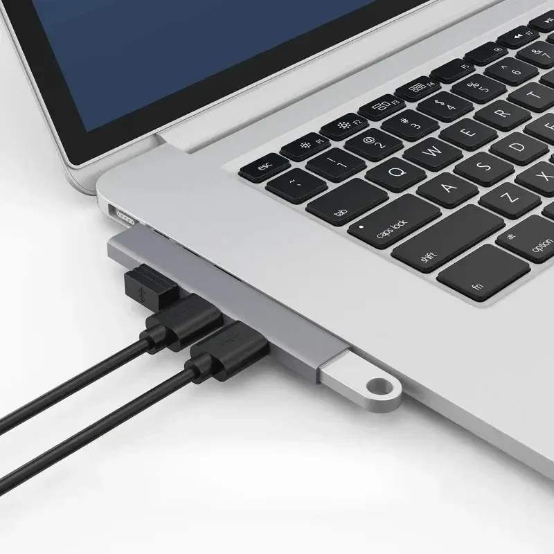 4 In 1 3x2.0 USB HUB 3 bağlantı noktaları genişletilmiş fiş ince taşınabilir tip C/USB PD Splitter PC Bilgisayar Dizüstü Bilgisayar Aksesuarları