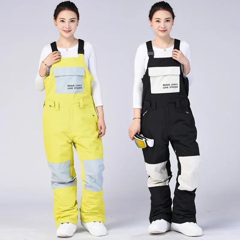 Broek 2023 winter sport man skiën jumpsuit outdoor mountain vrouw bib pants waterdichte vrouwen snowboard overalls winddichte broek