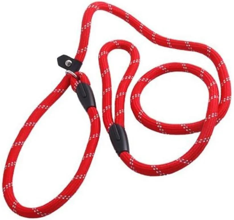 Adjustable Loop Dog Leash: Premium Quality Slip Rope Training Lead, 1 ...