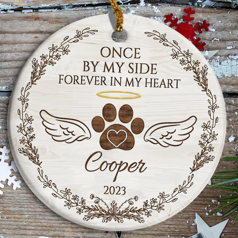 Dog Paw Ornaments Personalized Christmas Ornaments Dog Paw Cat Paw – Wooden Richs LLC