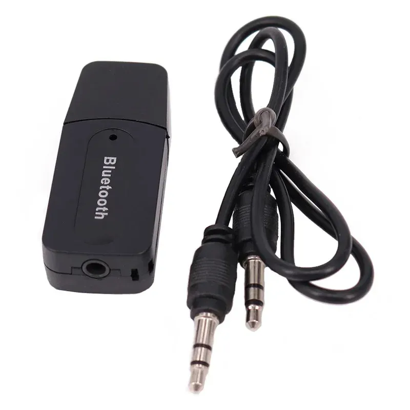 Receptor Bluetooth A2DP Dongle 3.5 mm Receptor de audio Stereo Adaptador USB inalámbrico para automóvil AUX para teléfono inteligente