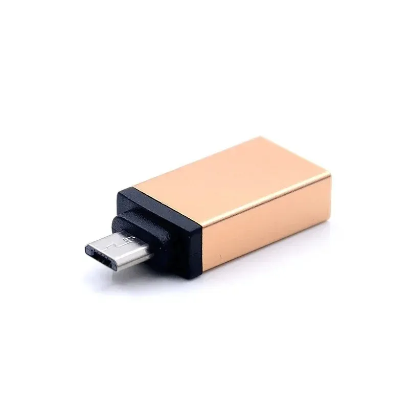 USB3.0 tot Type-C Micro-adapter U Disk OTG Conversiekop voor Huawei Xiaomi Mobiele telefoons willekeurige kleur