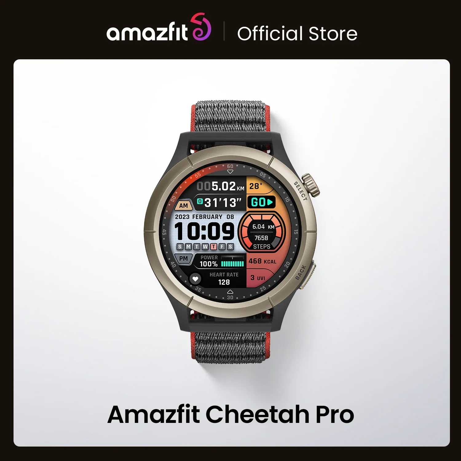 時計新しい到着AmazfitCheetah Pro SmartWatch他のGPS精度Bluetooth電話スマートウォッチ